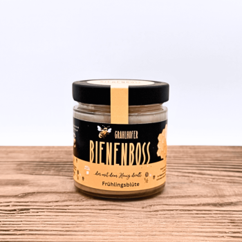 Preview: Frühlingsblütenhonig im 500 g im Glas